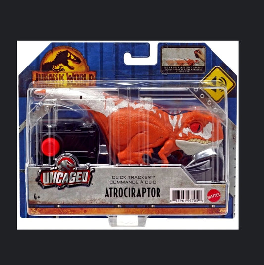 Mattel Jurassic World Dominion Uncaged Click Tracker Atrociraptor