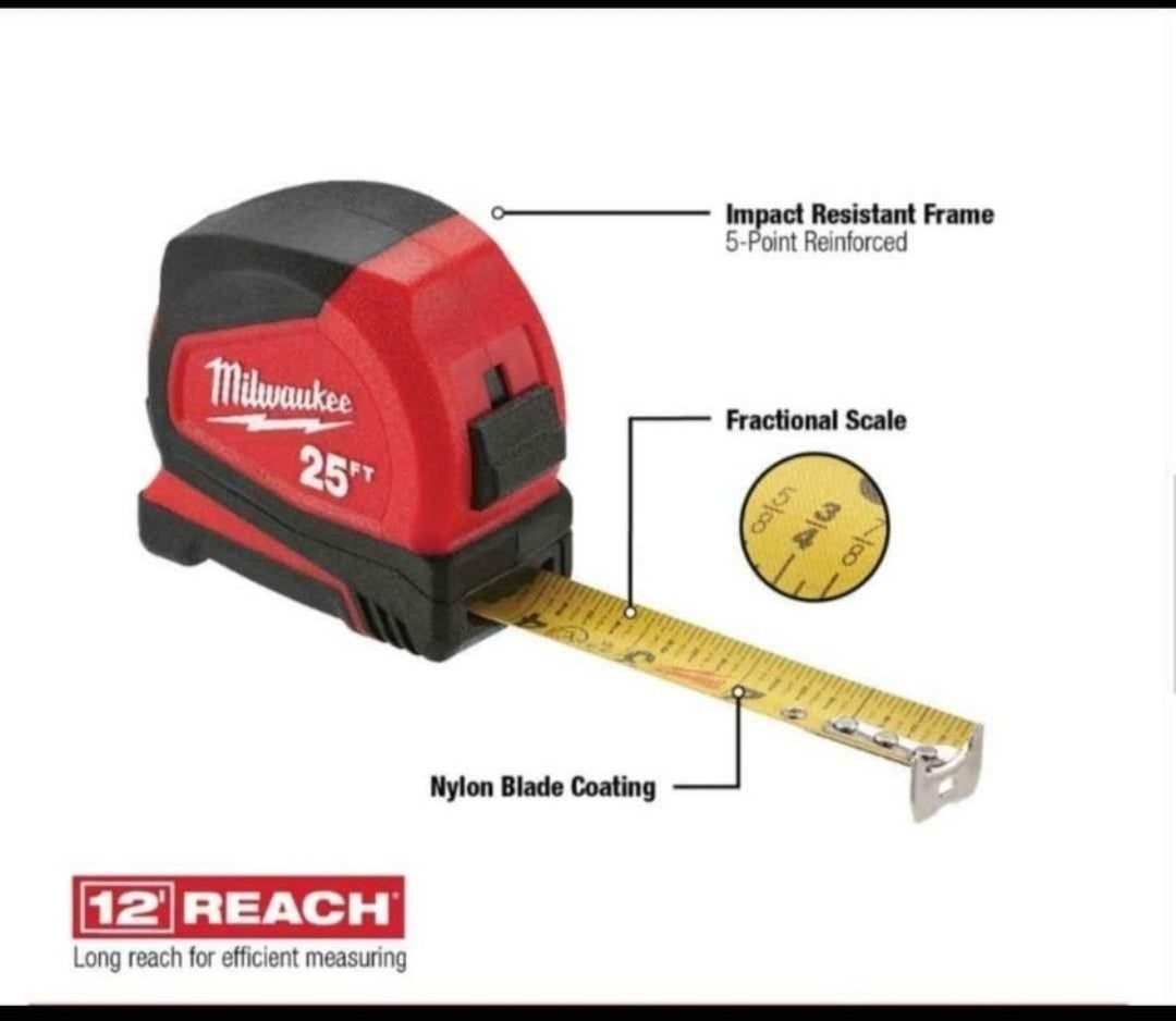 Milwaukee 2pack tapemeasure