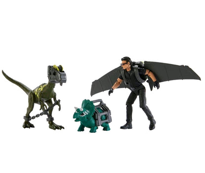 Jurassic Park '93 Dr. Ian Malcolm Classic Action Figure Glider Escape Pack