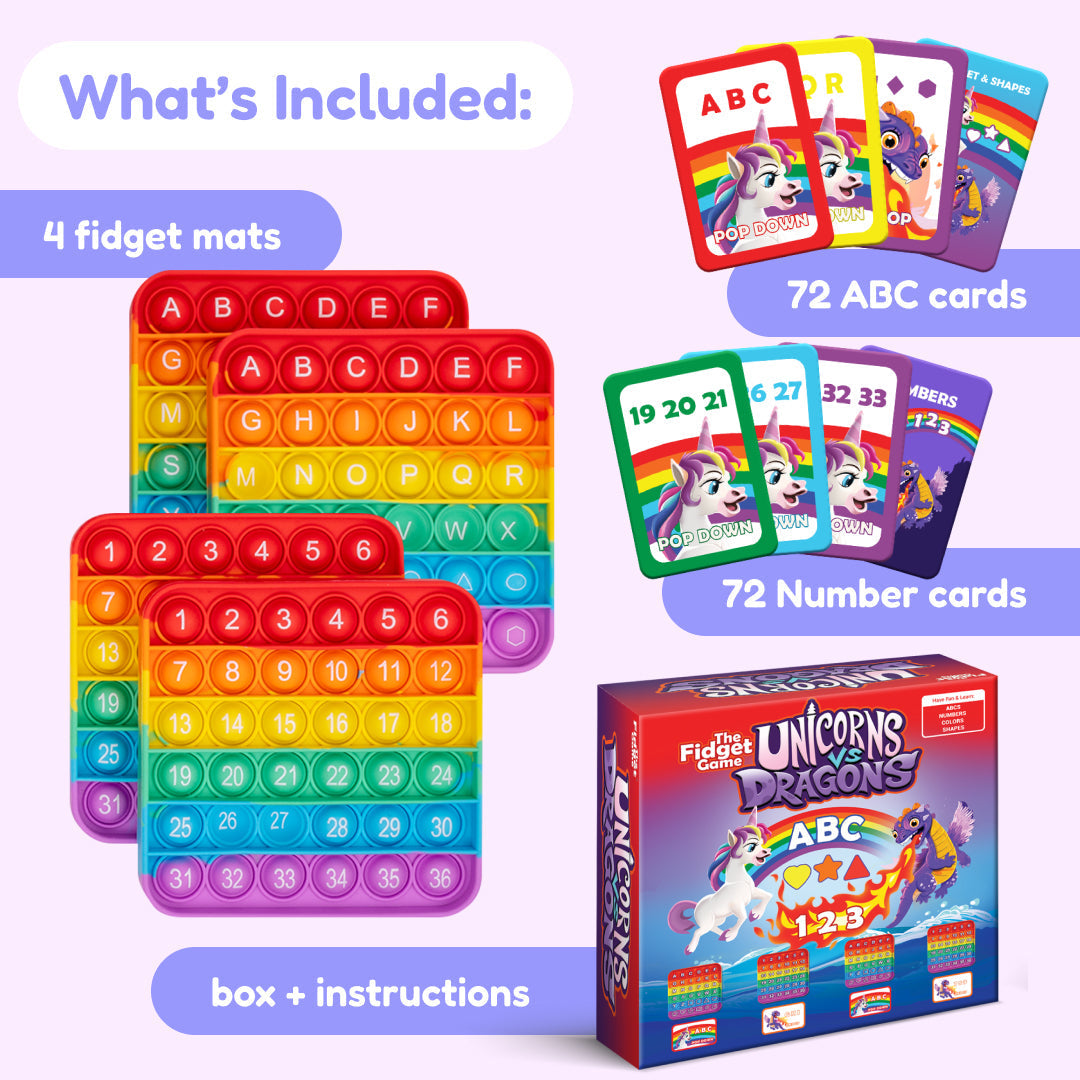 Unicorns Vs. Dragons! The Fidget Games