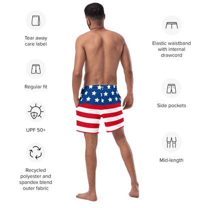 All American Swim Trunks - The Bargains BasementAll American Swim Trunks