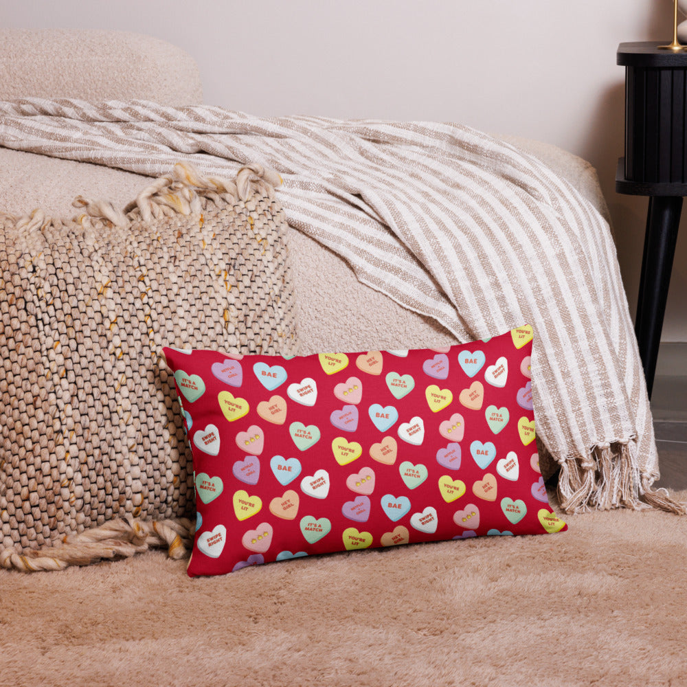 Fun Valentine's decorative Premium Pillow