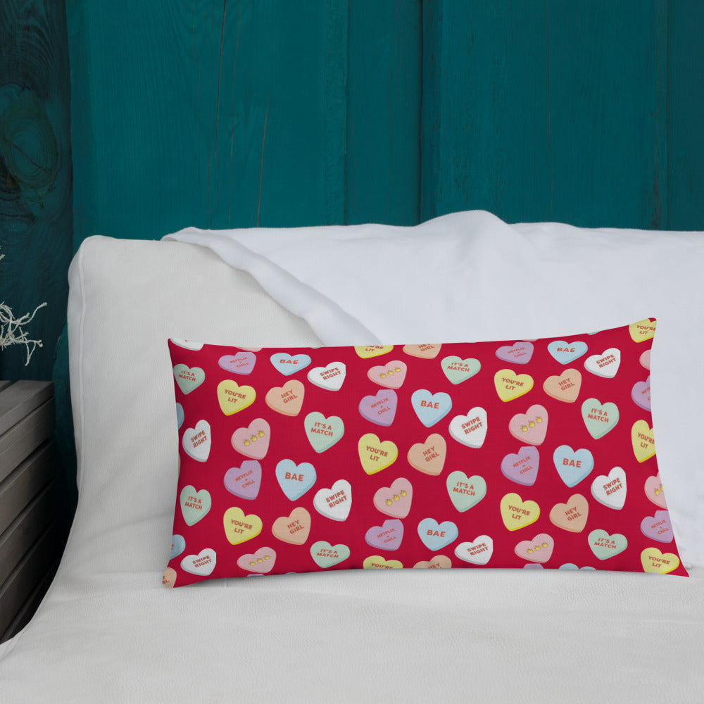 Fun Valentine's decorative Premium Pillow