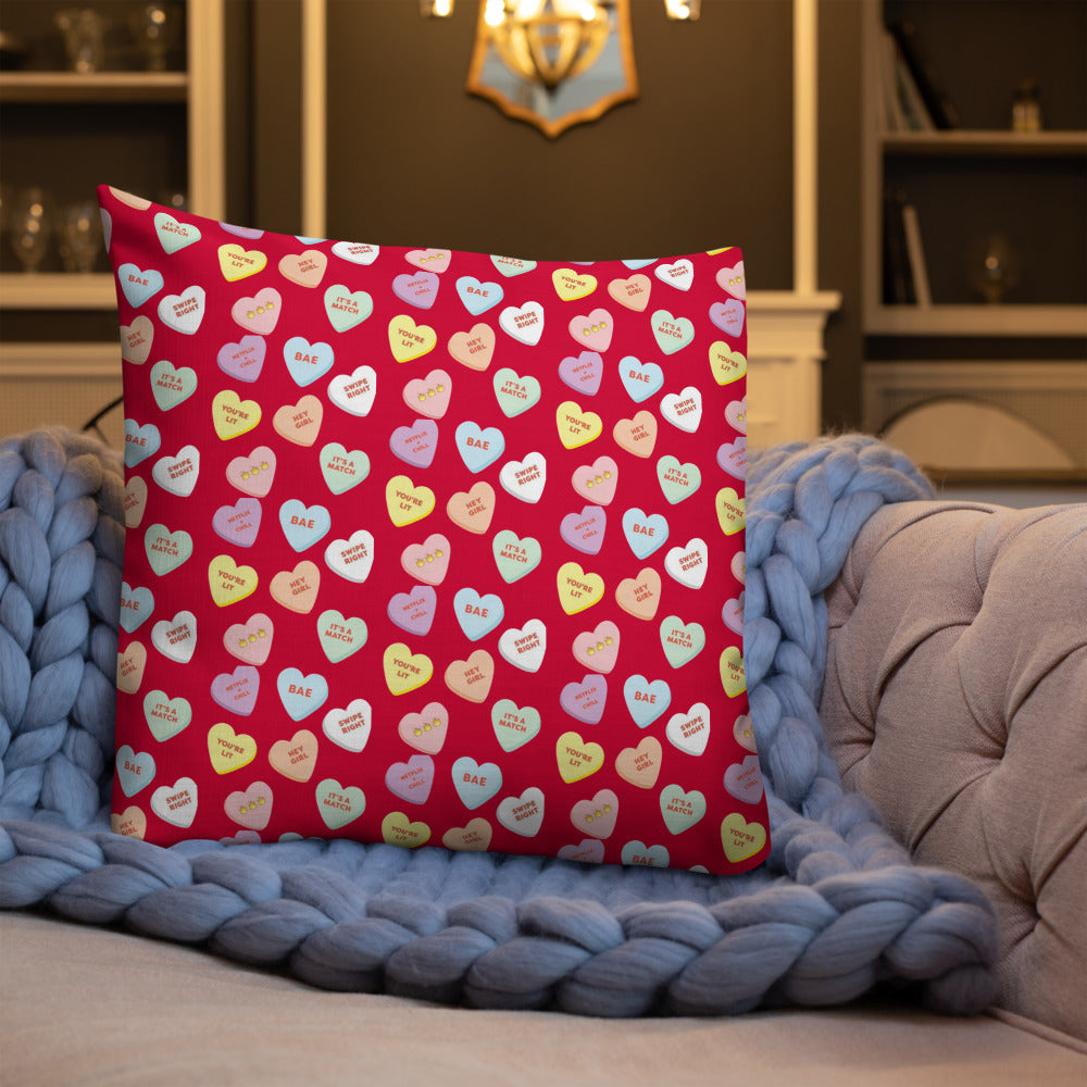 Fun Valentine's decorative Premium Pillow