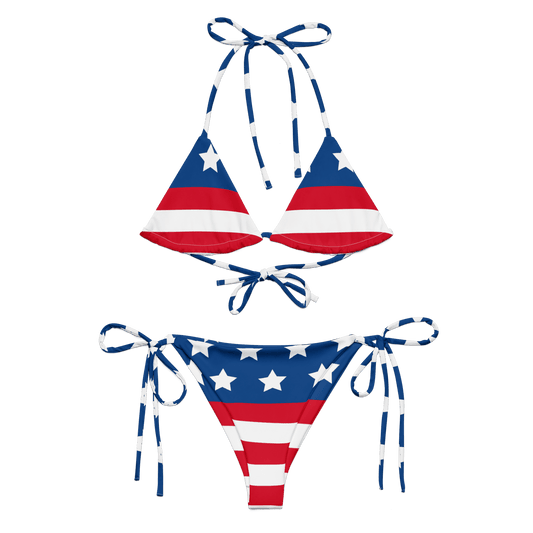 American Flag!!!! string bikini - The Bargains BasementAmerican Flag!!!! string bikini