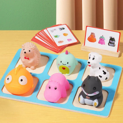 Animal Matching Game Sensory Educational Toy - The Bargains BasementAnimal Matching Game Sensory Educational Toy