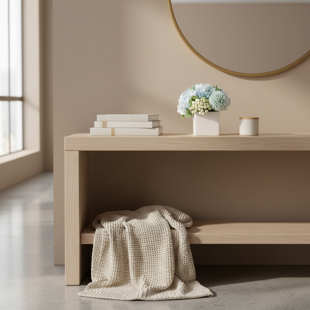 Artificial Faux Flowers with Small Ceramic Vase, Hydrangea with Vase Plastic... unknown