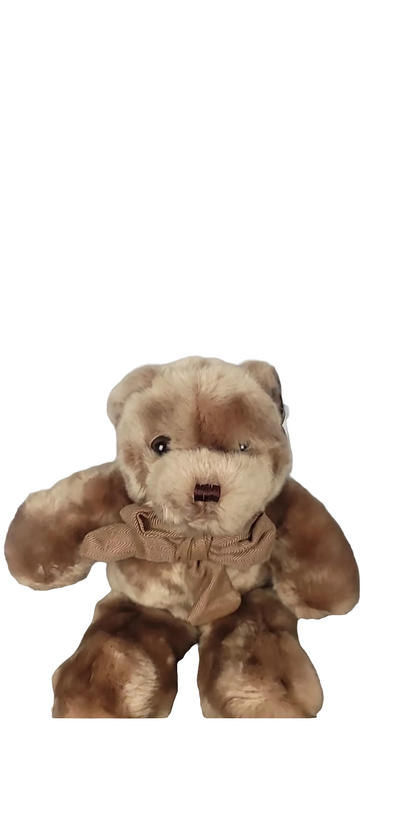 Floppy Brown Bear with Brown Tie  Unbranded Very Soft