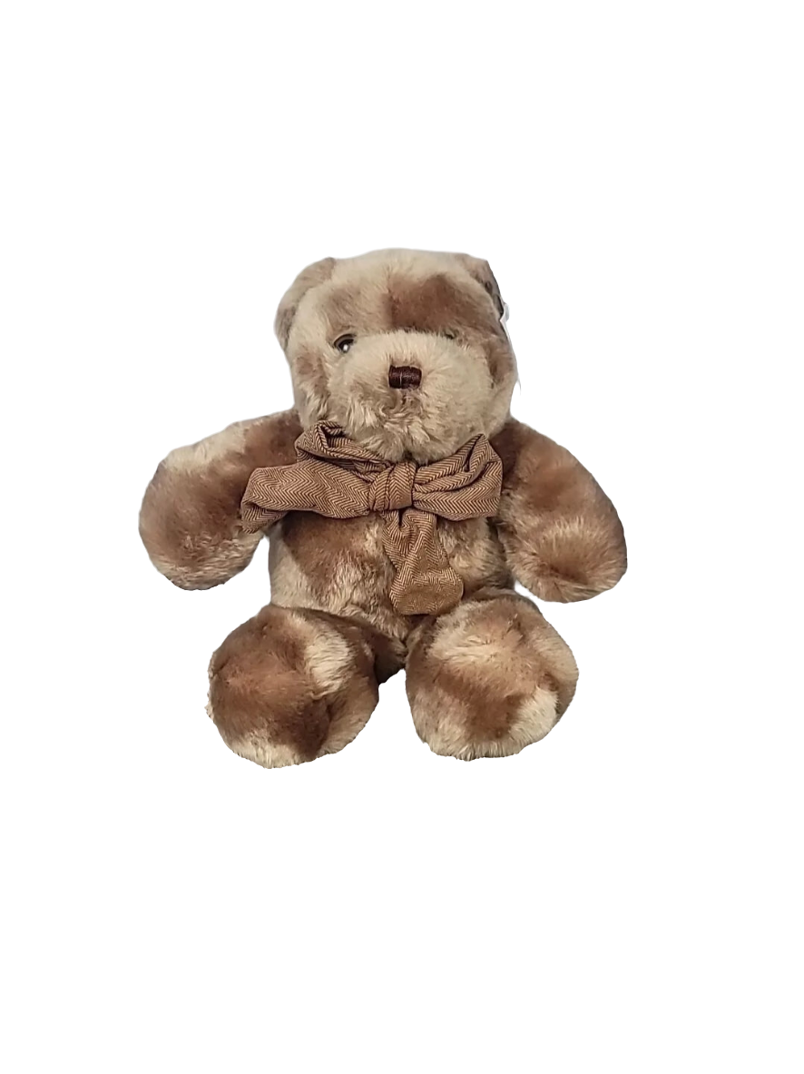 Floppy Brown Bear with Brown Tie  Unbranded Very Soft