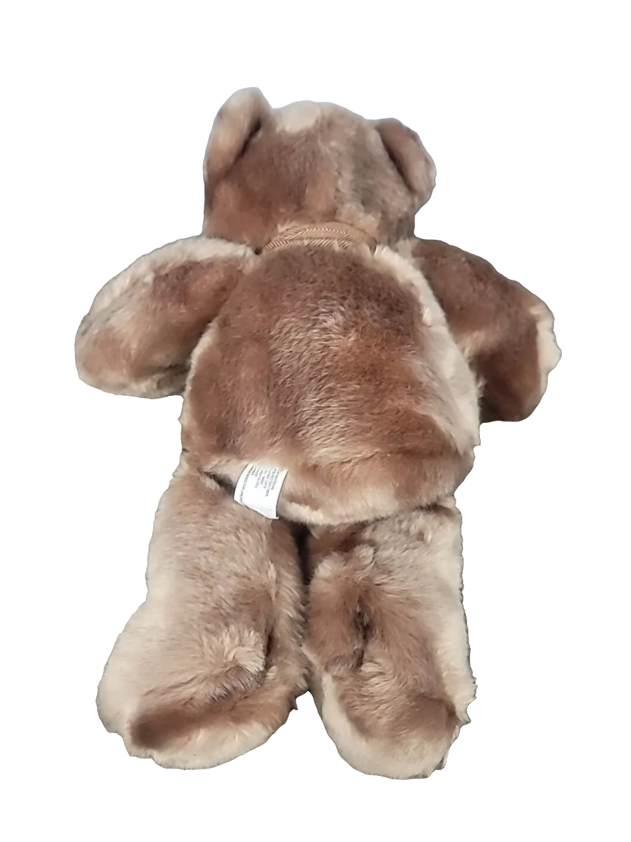 Floppy Brown Bear with Brown Tie  Unbranded Very Soft