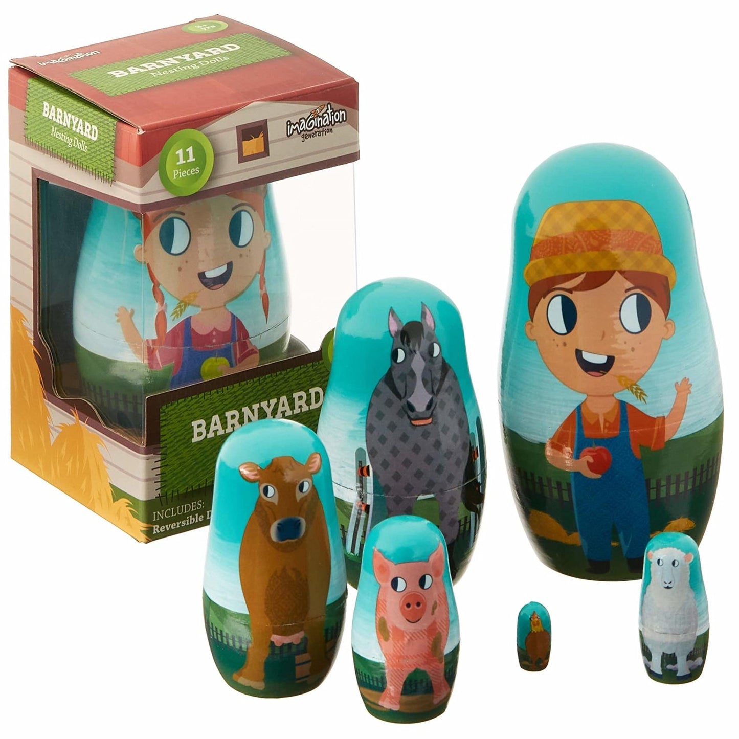 Barnyard Nesting Doll - The Bargains BasementBarnyard Nesting Doll