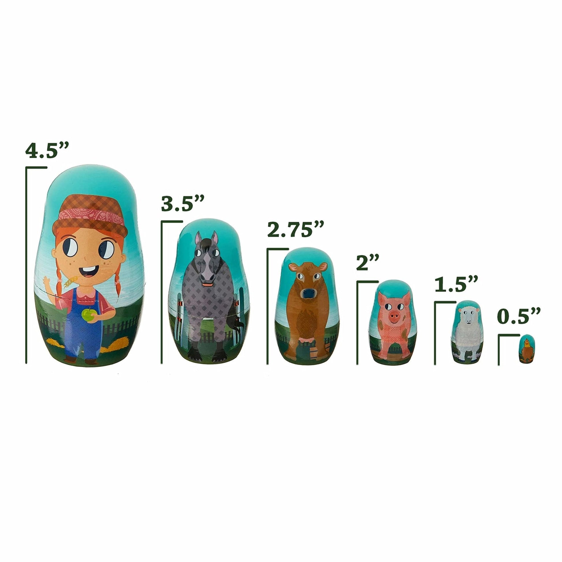Barnyard Nesting Doll - The Bargains BasementBarnyard Nesting Doll