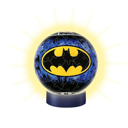 Batman Nightlight Ball 74 Piece 3D Jigsaw Puzzle Ravensburger - The Bargains BasementBatman Nightlight Ball 74 Piece 3D Jigsaw Puzzle Ravensburger