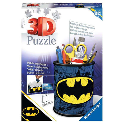 Batman Pencil Cup 57 Piece 3D Jigsaw Puzzle Ravensburger - The Bargains BasementBatman Pencil Cup 57 Piece 3D Jigsaw Puzzle Ravensburger