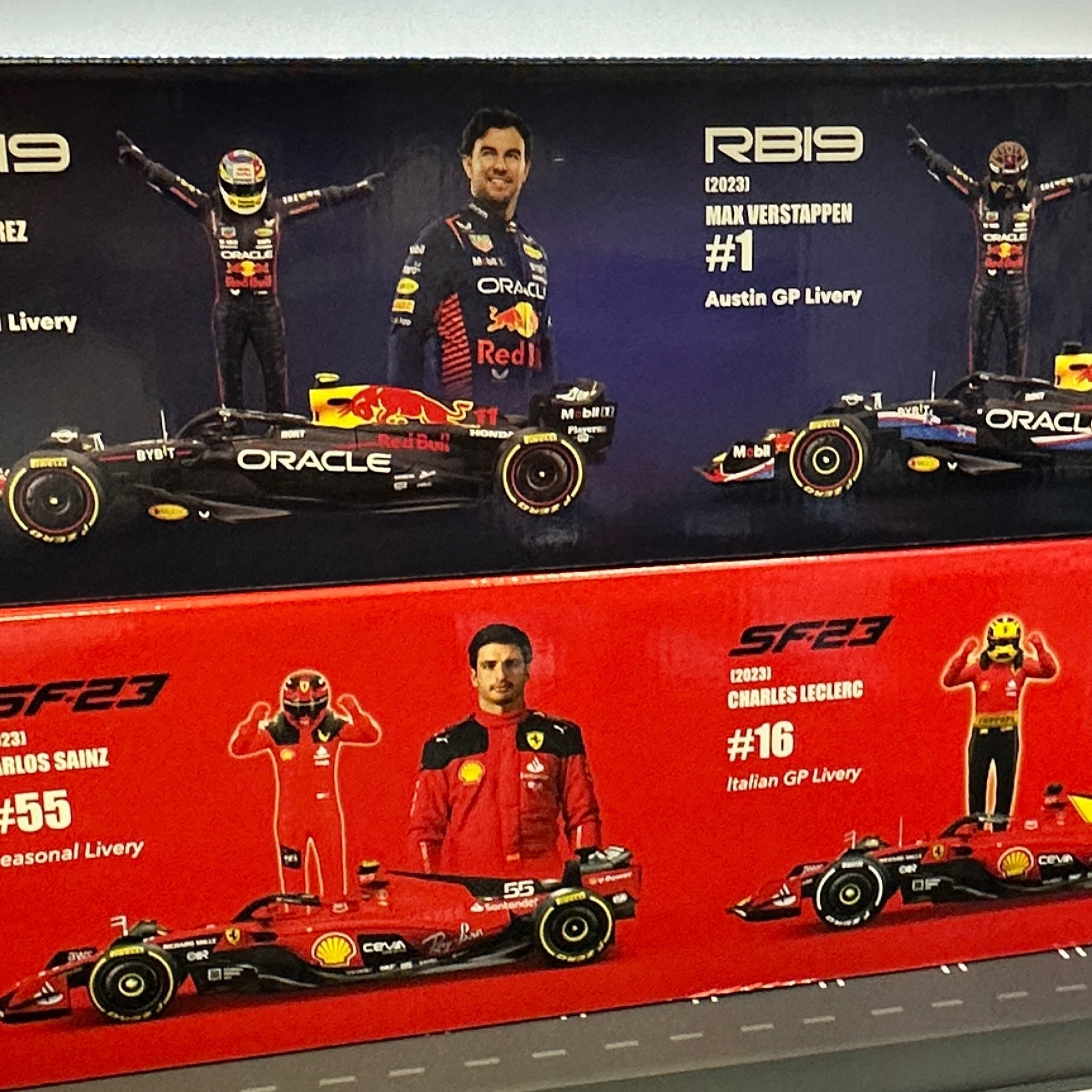 Bburago Formula One Racing 1:24 scale Race Cars with Driver Figures 2 - Pack - The Bargains BasementBburago Formula One Racing 1:24 scale Race Cars with Driver Figures 2 - Pack
