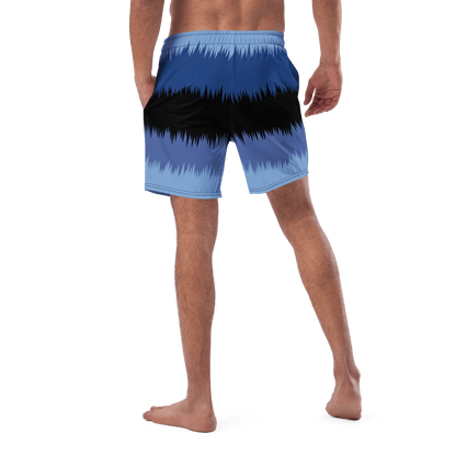 Blue black stripped Swim Trunks - The Bargains BasementBlue black stripped Swim Trunks