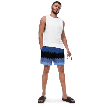 Blue black stripped Swim Trunks - The Bargains BasementBlue black stripped Swim Trunks