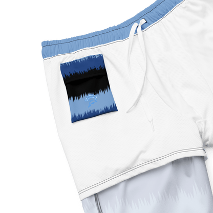 Blue black stripped Swim Trunks - The Bargains BasementBlue black stripped Swim Trunks