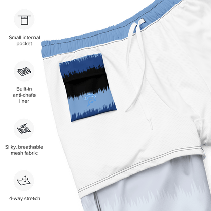 Blue black stripped Swim Trunks - The Bargains BasementBlue black stripped Swim Trunks