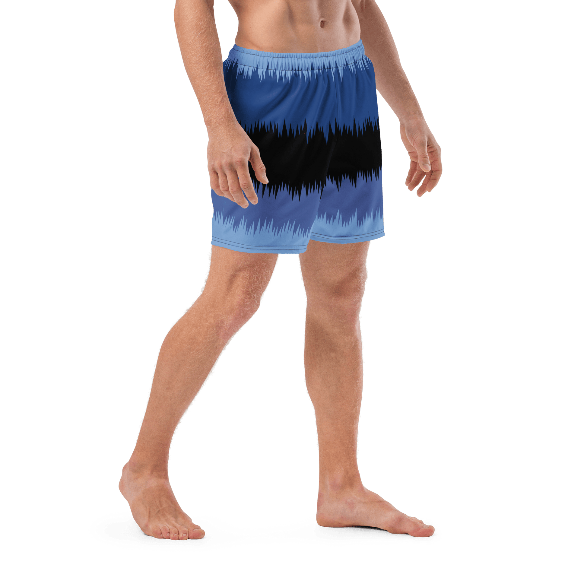 Blue black stripped Swim Trunks - The Bargains BasementBlue black stripped Swim Trunks