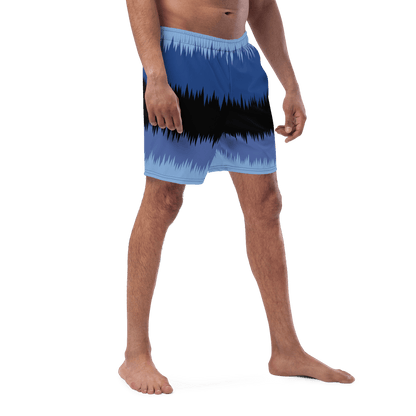 Blue black stripped Swim Trunks - The Bargains BasementBlue black stripped Swim Trunks
