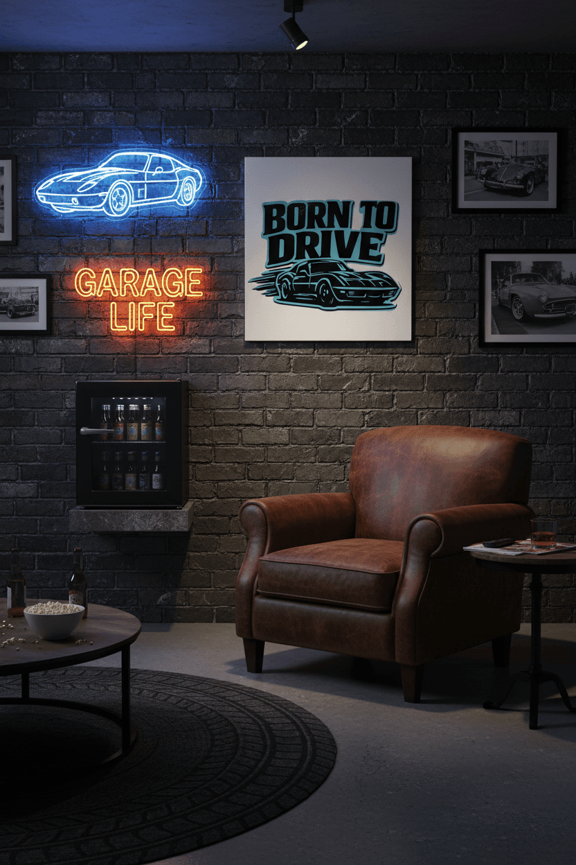 Born to Drive – Handmade Muscle Car Canvas Sign - The Bargains BasementBorn to Drive – Handmade Muscle Car Canvas Sign