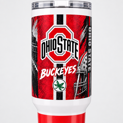 Buckeyes design close-up