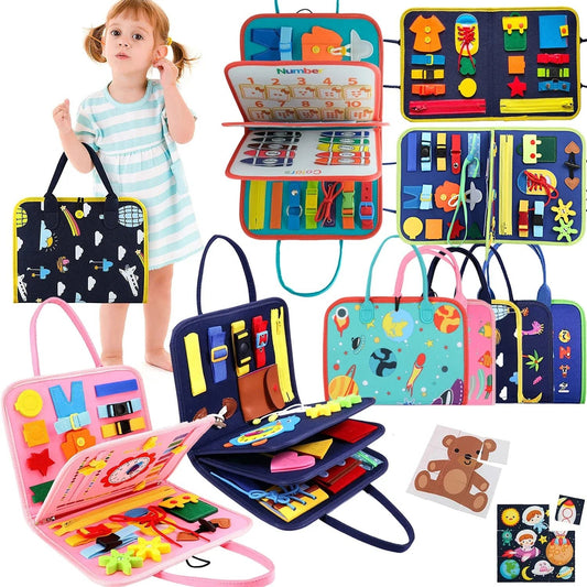 Busy Board Felt Cloth Book – Educational Toy for Toddlers - The Bargains BasementBusy Board Felt Cloth Book – Educational Toy for Toddlers