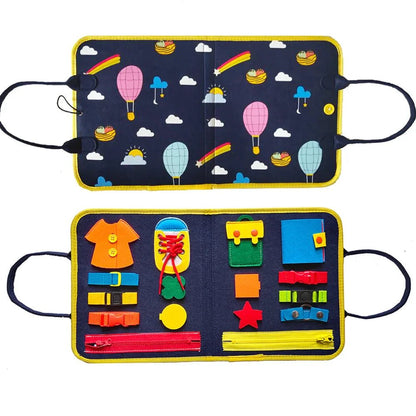 Busy Board Felt Cloth Book – Educational Toy for Toddlers - The Bargains BasementBusy Board Felt Cloth Book – Educational Toy for Toddlers