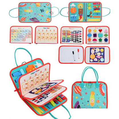 Busy Board Felt Cloth Book – Educational Toy for Toddlers - The Bargains BasementBusy Board Felt Cloth Book – Educational Toy for Toddlers