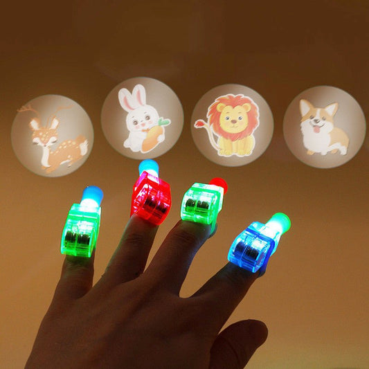Cartoon Finger Projector – Fun Luminous Toy with 10 Pcs Set - The Bargains BasementCartoon Finger Projector – Fun Luminous Toy with 10 Pcs Set