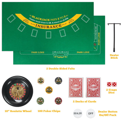 Casino Game Night: 4 Games in 1 - The Bargains BasementCasino Game Night: 4 Games in 1