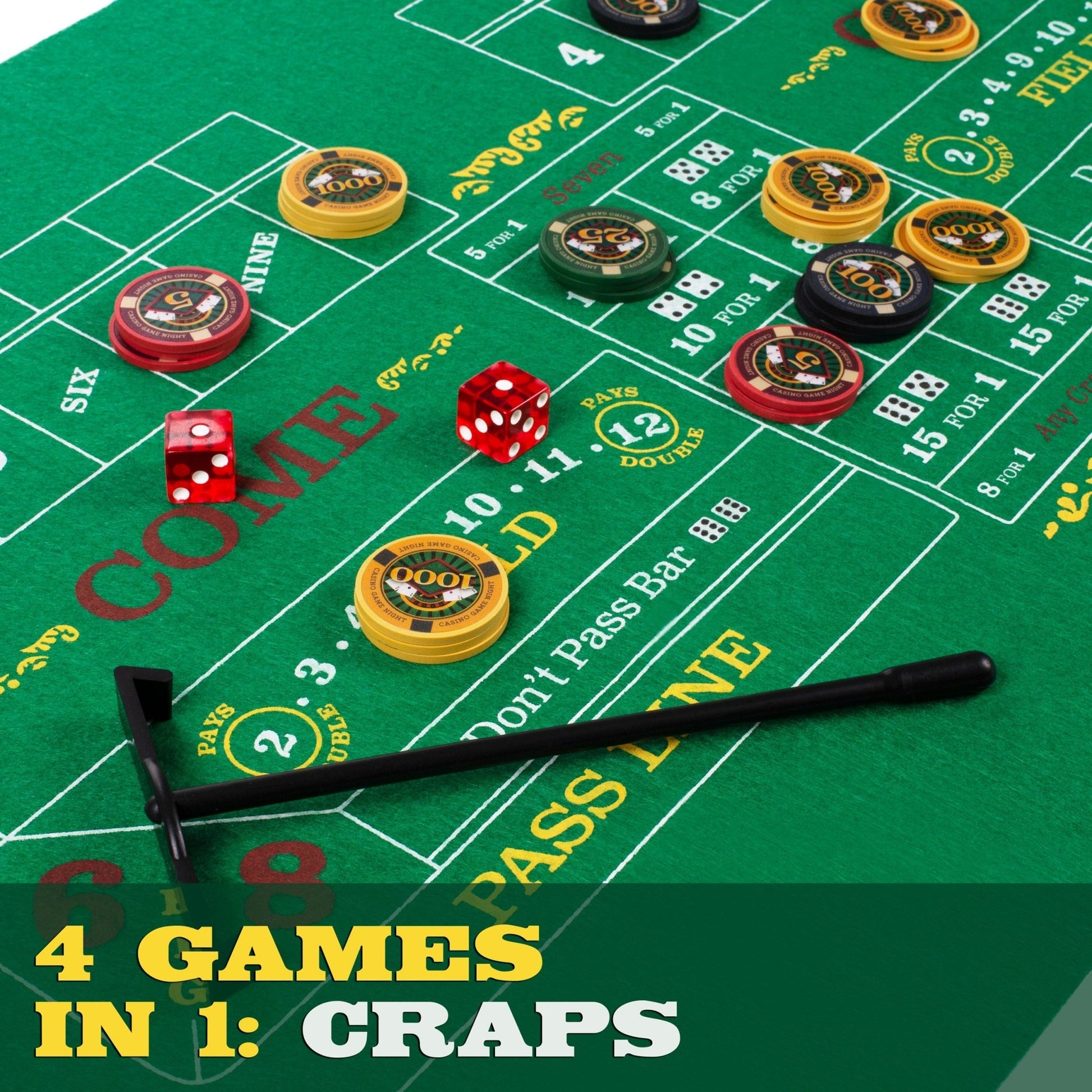 Casino Game Night: 4 Games in 1 - The Bargains BasementCasino Game Night: 4 Games in 1