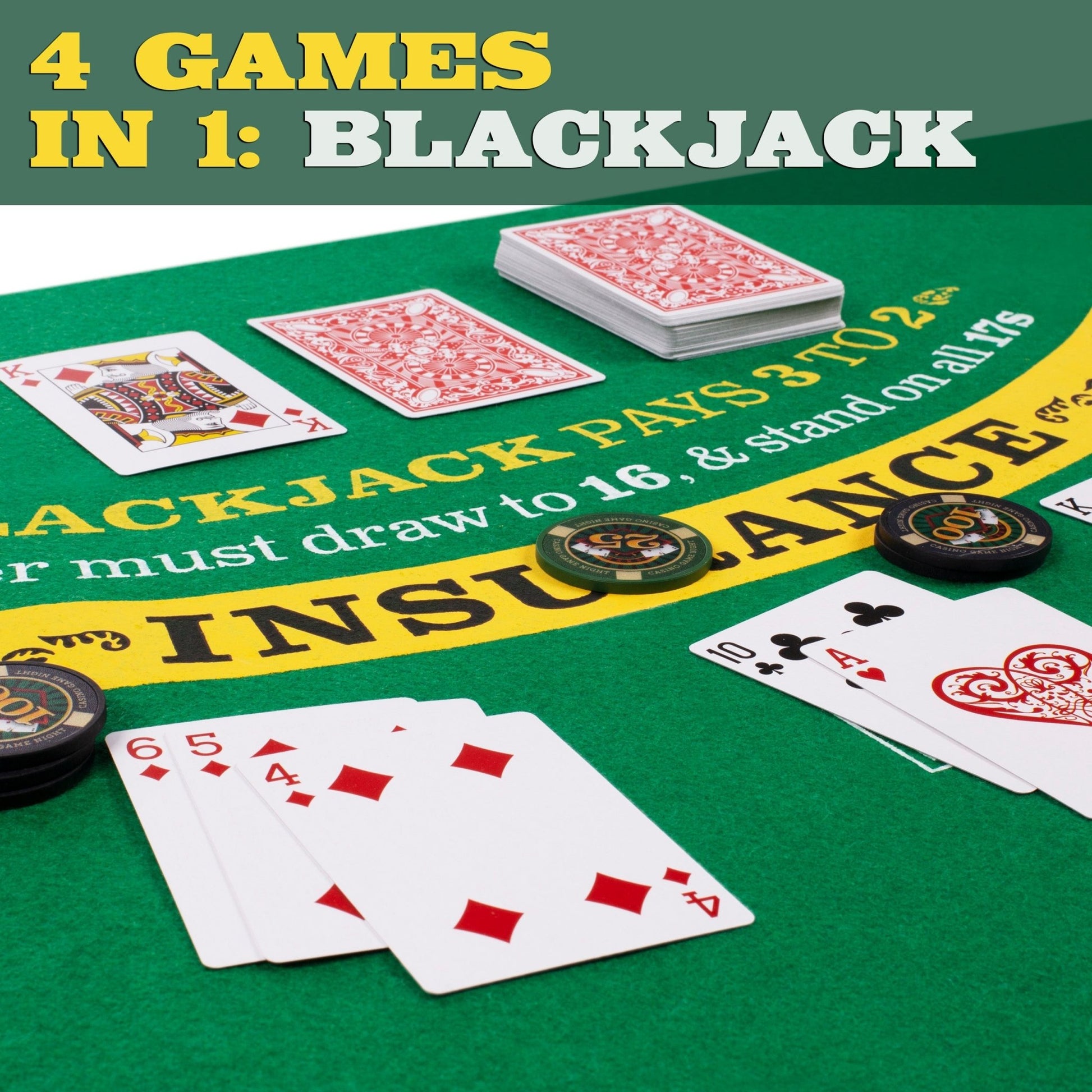 Casino Game Night: 4 Games in 1 - The Bargains BasementCasino Game Night: 4 Games in 1