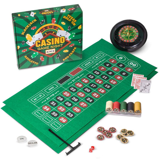 Casino Game Night: 4 Games in 1 - The Bargains BasementCasino Game Night: 4 Games in 1
