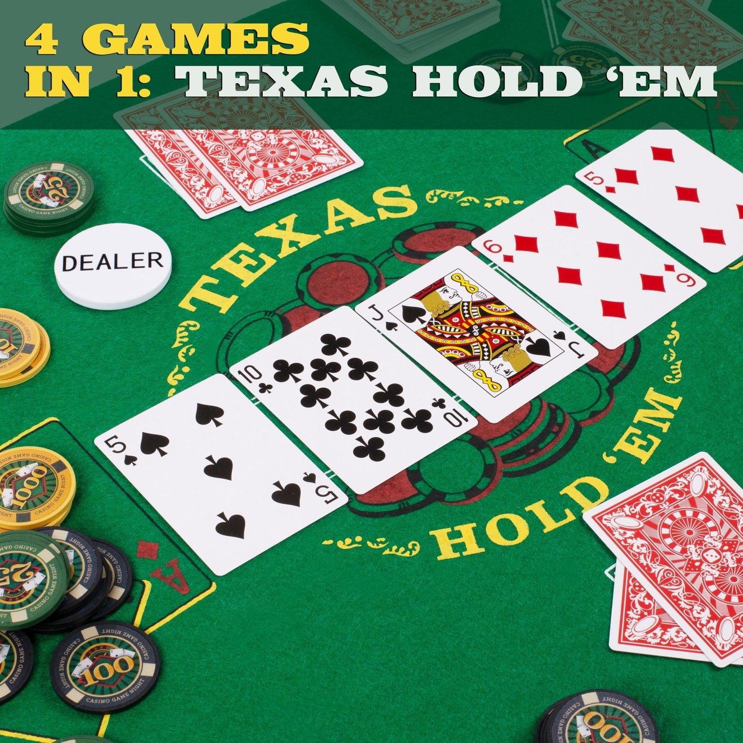 Casino Game Night: 4 Games in 1 - The Bargains BasementCasino Game Night: 4 Games in 1