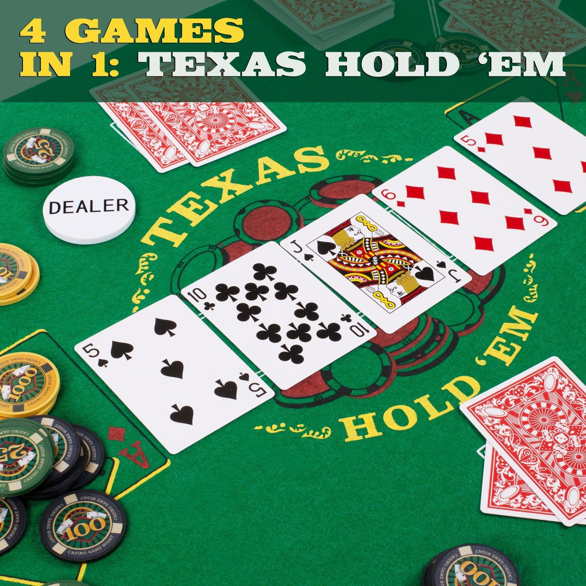 Casino Game Night: 4 Games in 1 - The Bargains BasementCasino Game Night: 4 Games in 1