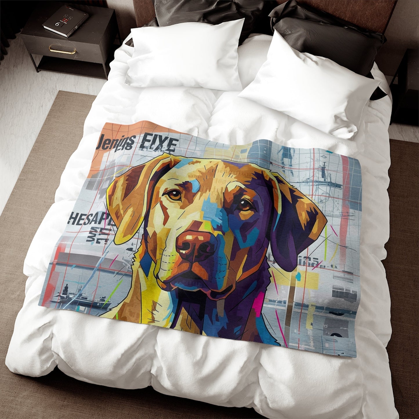 Chesapeake Bay Retriever Sweatshirt Blanket - The Bargains BasementChesapeake Bay Retriever Sweatshirt Blanket