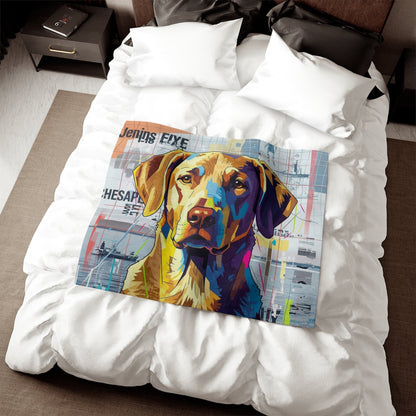 Chesapeake Bay Retriever Sweatshirt Blanket - The Bargains BasementChesapeake Bay Retriever Sweatshirt Blanket