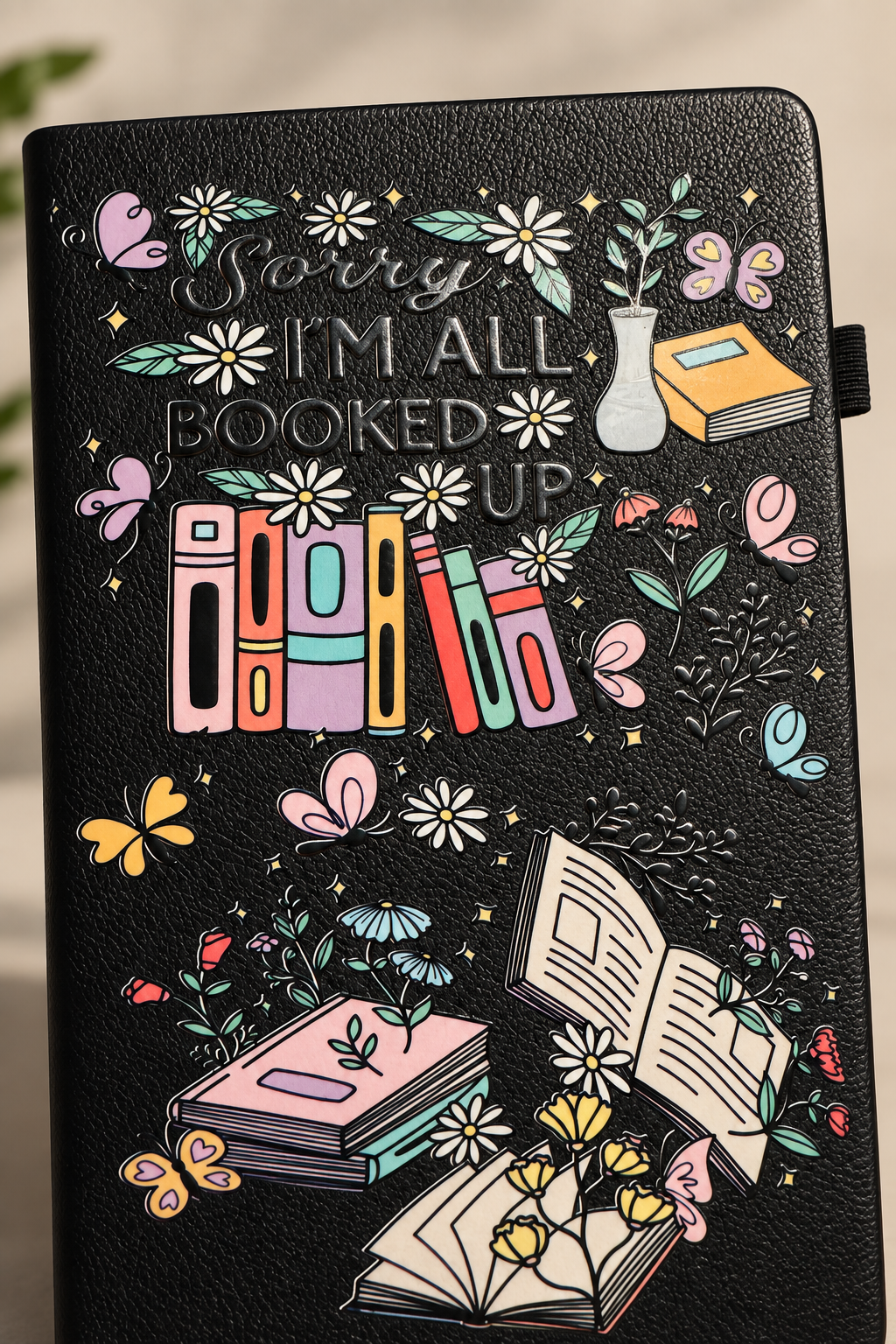 Close-up of the journal cover