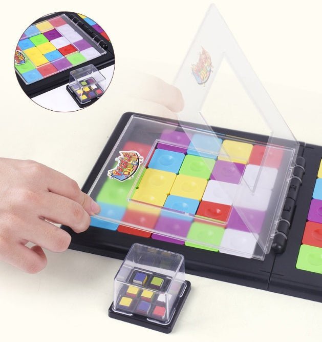 Color Battle Rubik's Cube – Interactive Puzzle Game for Kids and Adults - The Bargains BasementColor Battle Rubik's Cube – Interactive Puzzle Game for Kids and Adults