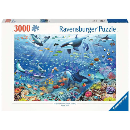 Colorful Underwater World 3000 Piece Jigsaw Puzzle Ravensburger - The Bargains BasementColorful Underwater World 3000 Piece Jigsaw Puzzle Ravensburger