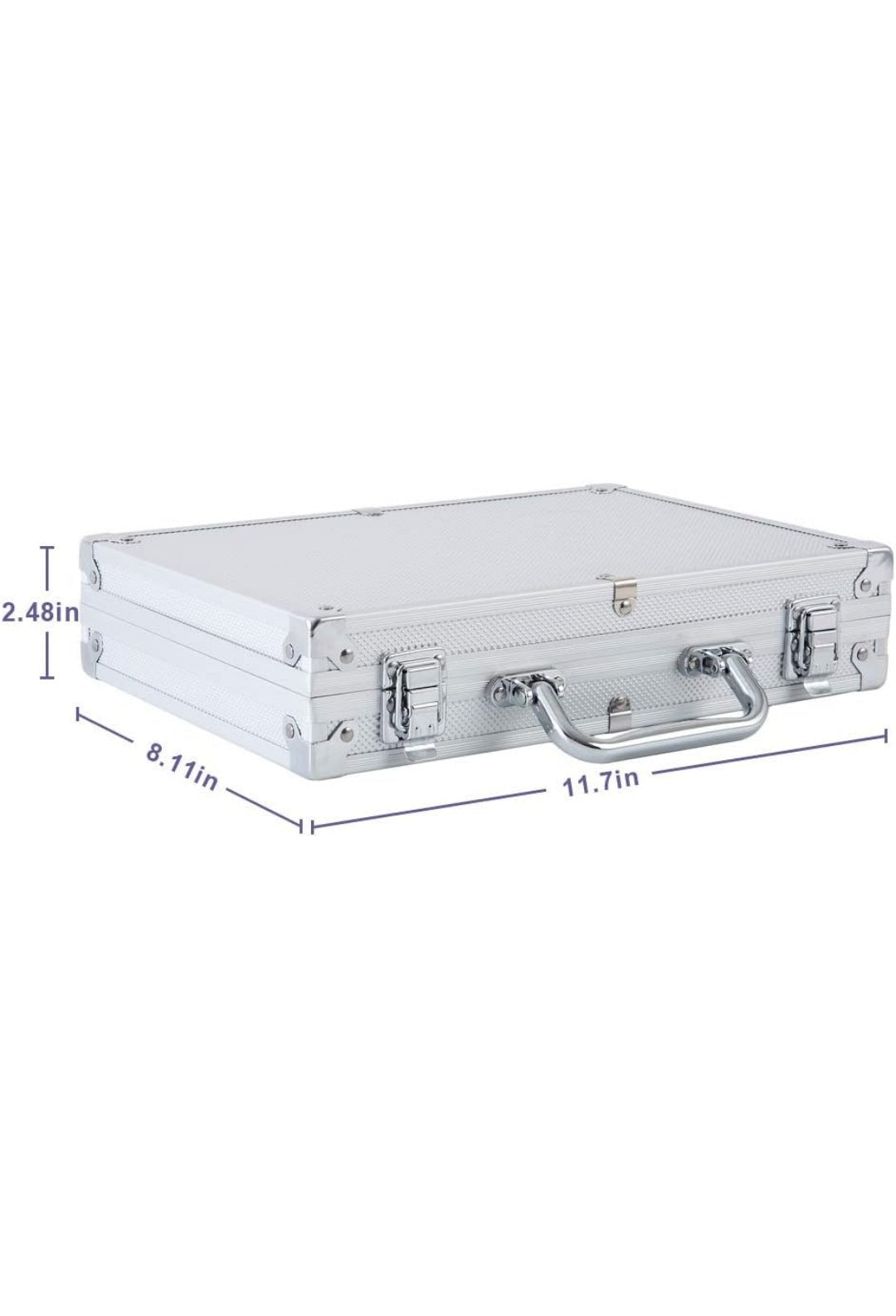 Deluxe Poker Set with Aluminum Case - 200 Chips & Cards - The Bargains BasementDeluxe Poker Set with Aluminum Case - 200 Chips & Cards