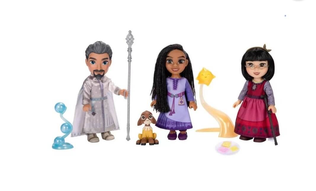 Disney Wish 6'' Asha Dahlia & Magnifico Petite Doll Gift Set - The Bargains BasementDisney Wish 6'' Asha Dahlia & Magnifico Petite Doll Gift Set