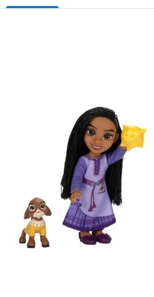 Disney Wish 6'' Asha Dahlia & Magnifico Petite Doll Gift Set - The Bargains BasementDisney Wish 6'' Asha Dahlia & Magnifico Petite Doll Gift Set