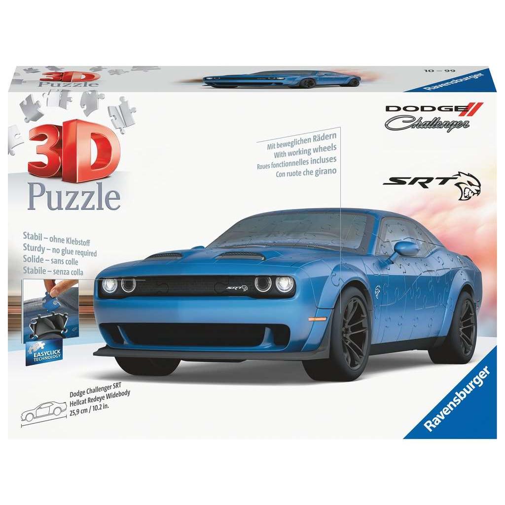 Dodge Challenger SRT® Hellcat Redeye 163 Piece 3D Jigsaw Puzzle Ravensburger - The Bargains BasementDodge Challenger SRT® Hellcat Redeye 163 Piece 3D Jigsaw Puzzle Ravensburger