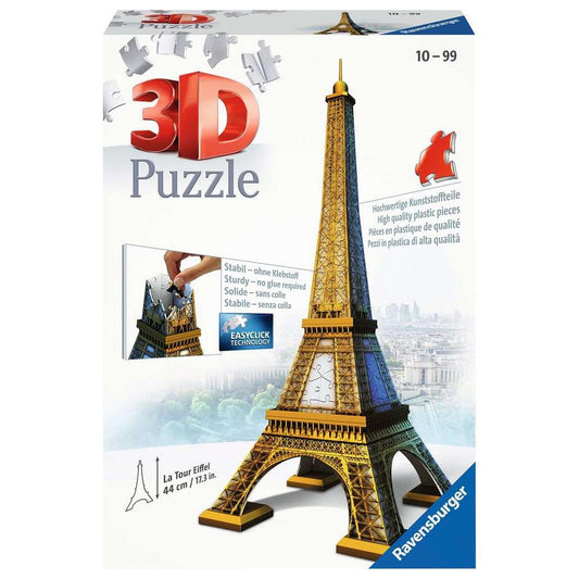 Eiffel Tower 224 Piece 3D Jigsaw Puzzle Ravensburger - The Bargains BasementEiffel Tower 224 Piece 3D Jigsaw Puzzle Ravensburger