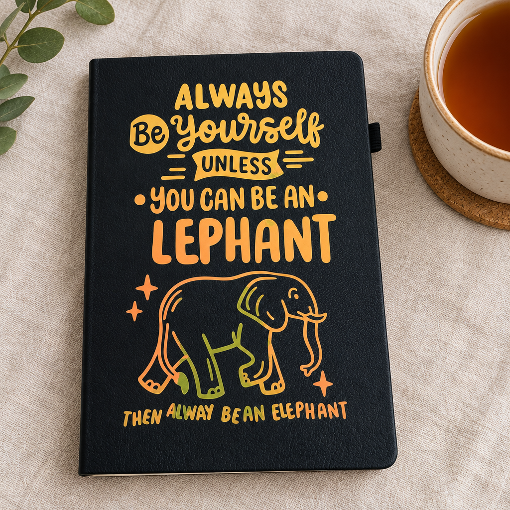 Elephant journal on linen