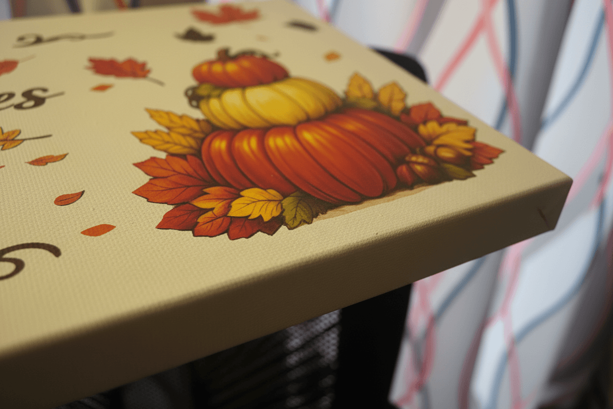Fall Leaves & Pumpkins Please – Handmade 12x24x1 Canvas Sign - The Bargains BasementFall Leaves & Pumpkins Please – Handmade 12x24x1 Canvas Sign