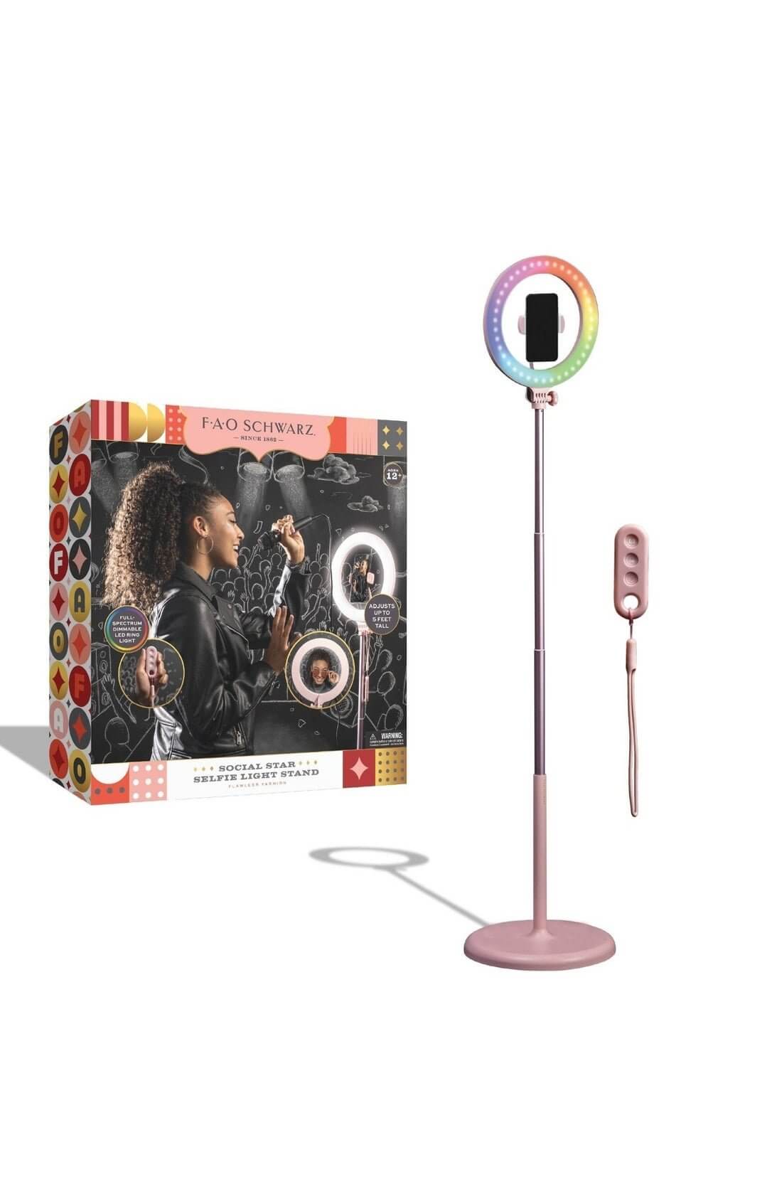 FAO Schwarz Social Star Selfie Light Stand - The Bargains BasementFAO Schwarz Social Star Selfie Light Stand